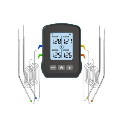 comprare Termometro di carne di Digital di 4 sonde con le sonde multiple del App online manufacture