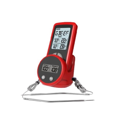 comprare termometro senza fili del barbecue 433mhz con la sonda a doppia temperatura della carne dello strumento online manufacture