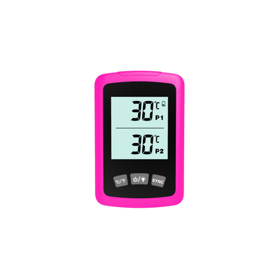 Smart meat cooking thermometer with double probes, blacklight