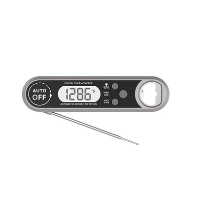 Waterproof ABS Meat Cooking Thermometer With Rotation Screen Bright Backlight