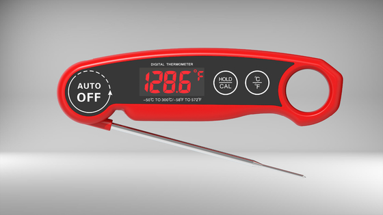 Good price Il termometro di cottura della carne della batteria ricaricabile LED visualizza il termometro di carne impermeabile in linea