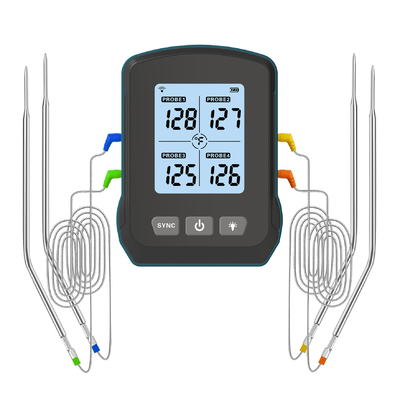 OEM ODM ABS SUS Digital Wireless Meat Thermometers with Smart APP
