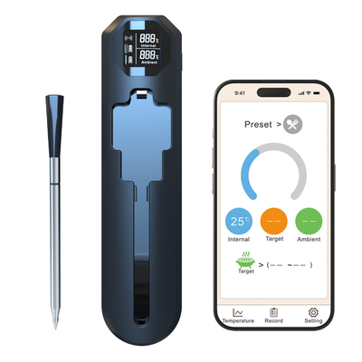 Good price 820FT Long Range Smart Wireless Instant Read Termometro per grigliatura per cucina App per cucina domestica Termometro per carne a distanza in linea