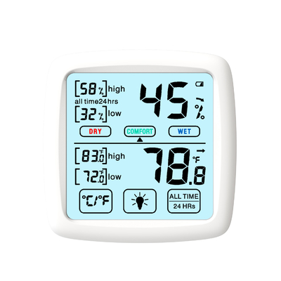 Good price Gray Lcd Indoor Thermometer Temperature e monitor di umidità con l'igrometro Digital in linea