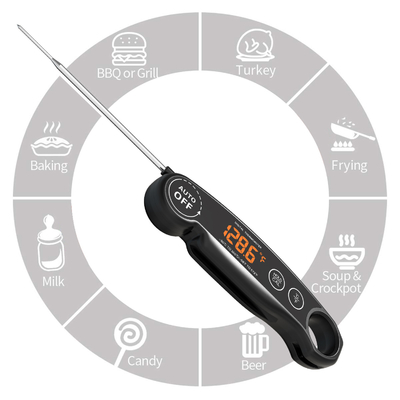 Good price Termometro di Digital pieghevole per la cottura dell'esposizione di LED di RoHS del CE di USB della carne in linea