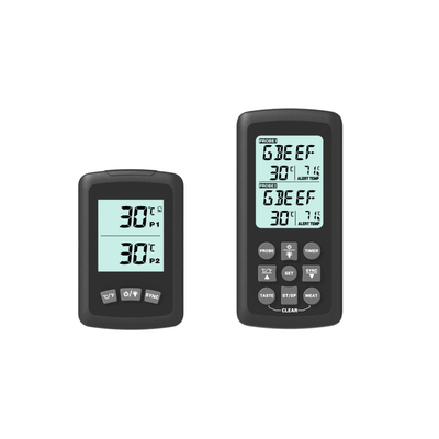 Good price Termometro di carne a distanza di Digital della sonda doppia temporanea della griglia per Oven Wireless in linea
